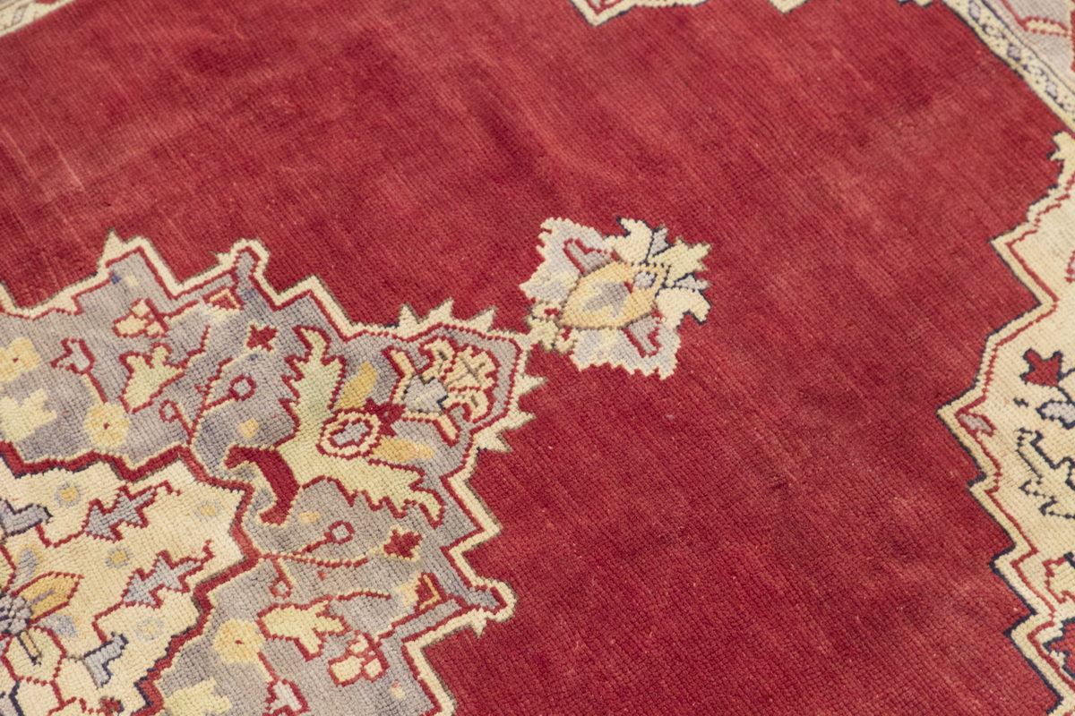 Vintage Wool Turkish Rug - 6'9 x 9'9 feet | 206 x 298 cm