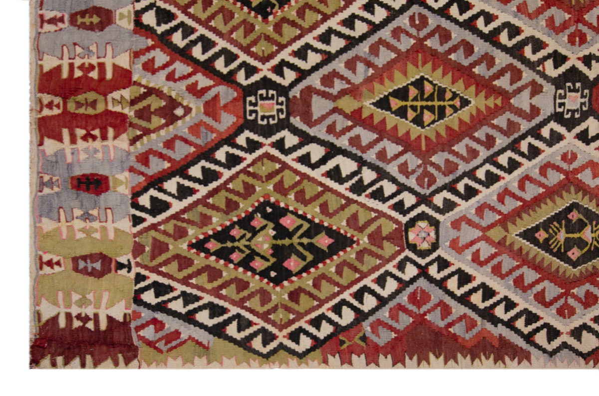 western anatolian kilim, 6x9 ft kilim, 175x285 cm