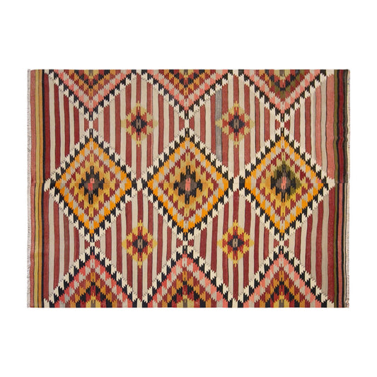 western anatolian kilim, 6x9 ft kilim, 179x277 cm
