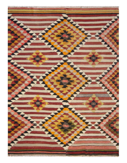 western anatolian kilim, 6x9 ft kilim, 179x277 cm