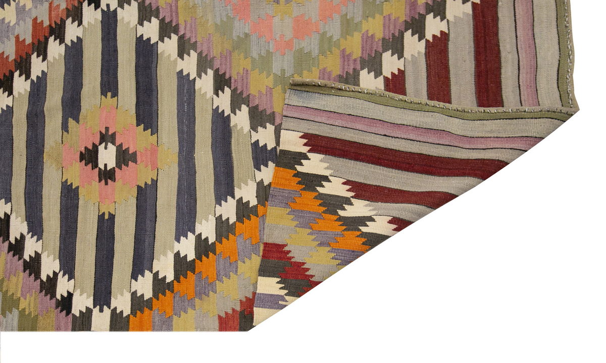 western anatolian kilim, 6x9 ft kilim, 181x262 cm