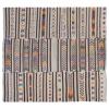 Neutral Kilim 6'5" x 7'5" feet 195 x 227 cm