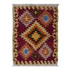 Vintage Kilim Rug,Denizli Kilim 2'7" x 3'1" feet 80 x 95 cm