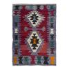 Vintage Kilim Rug,Denizli Kilim 2'7" x 4" feet 80 x 120 cm