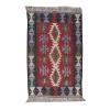 Vintage Kilim Rug,Denizli Kilim 3" x 5" feet 87 x 152 cm