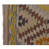 Vintage Kilim Rug,Denizli Kilim 3'5" x 4'3" feet 103 x 130 cm