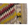 Vintage Kilim Rug,Denizli Kilim 3'5" x 4'3" feet 104 x 130 cm