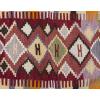 Vintage Kilim Rug,Denizli Kilim 4" x 4'7" feet 117 x 140 cm