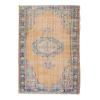 Vintage Large Rug, Oushak Area Rug 6'2" x 9'2" feet 188 x 280 cm