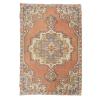 Vintage Rug 4'2" x 6'11 feet 128 x 212 cm